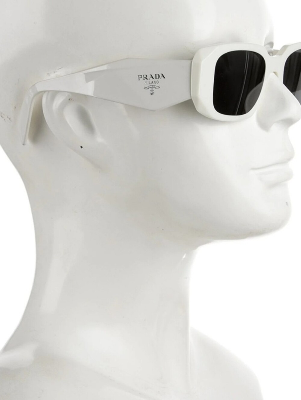PRADA PR 17WS - 1425S0 TALC-DARK GREY WOMEN'S SUNGLASSES 49MM AUTHENTIC NEW